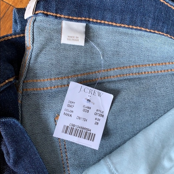 NWT Jcrew skinny jeans high rise size 28 - Picture 3 of 6